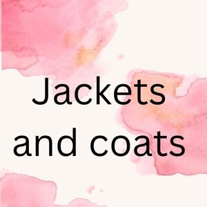 Jackets and coat section of my closet